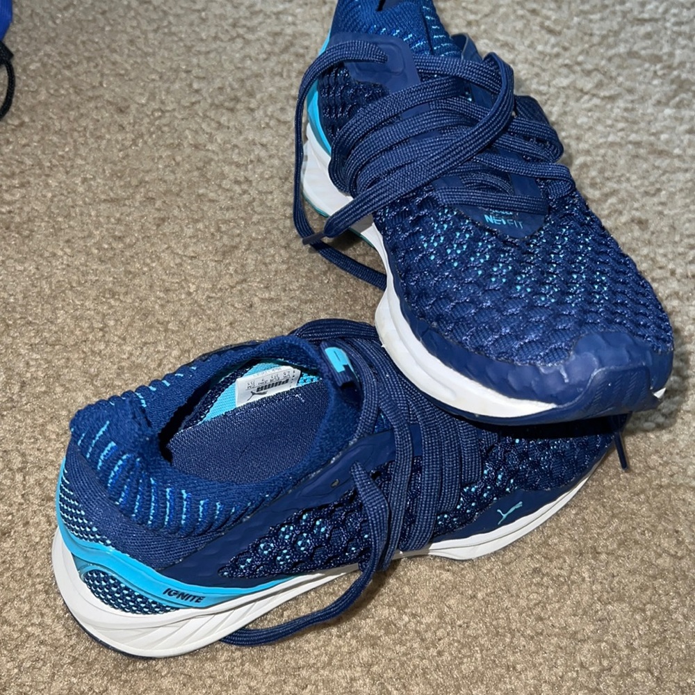 Puma Blue Athletic Shoes